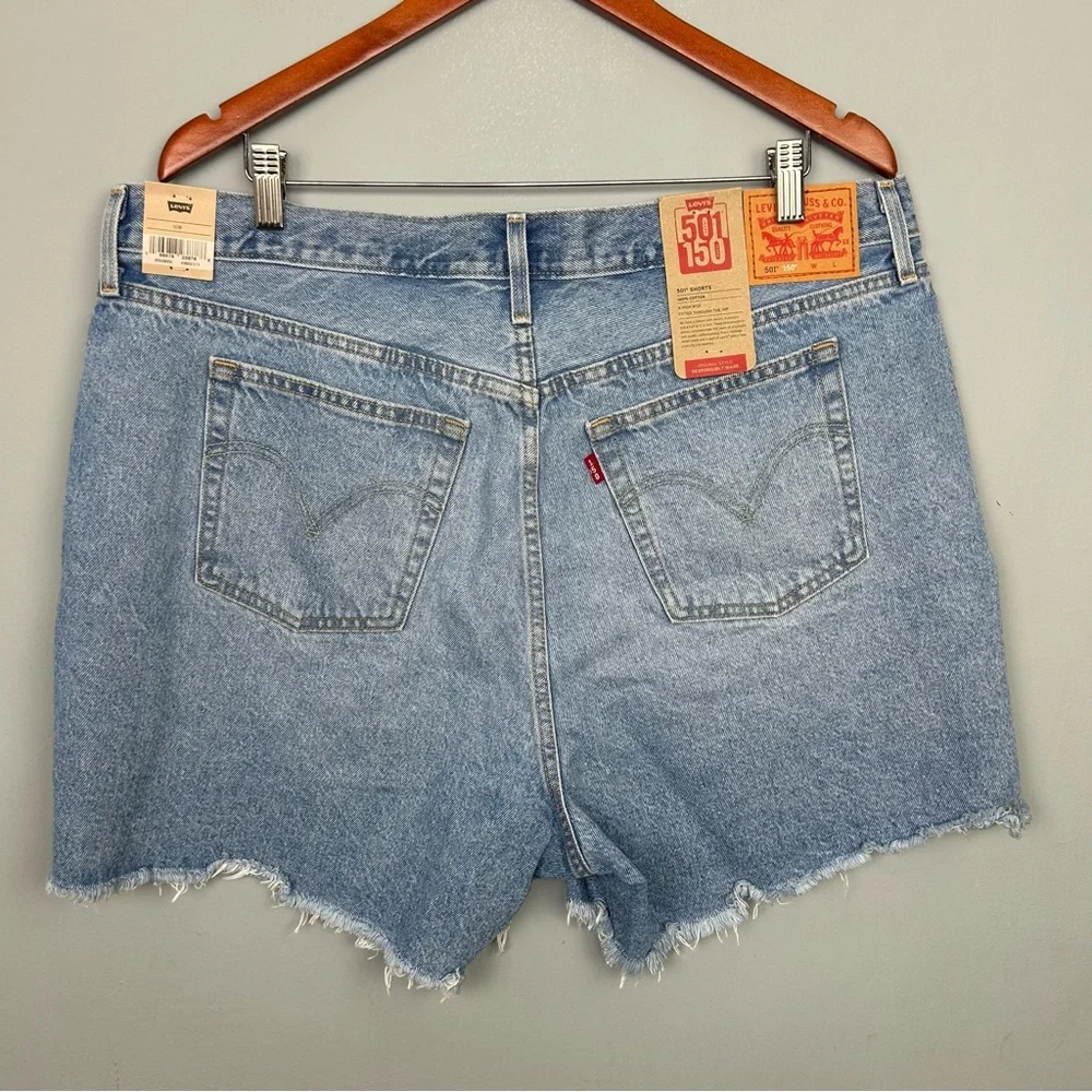 Levi’s 501 150 anniv high rise women’s denim  patch heart size 16W button fly - Picture 7 of 16